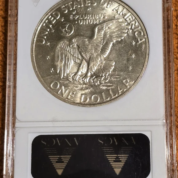 Anacs Certified 1971-S Eisenhower Dollar Coin